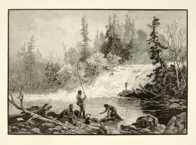 En öringpool på Nepignon av Henry Wolf