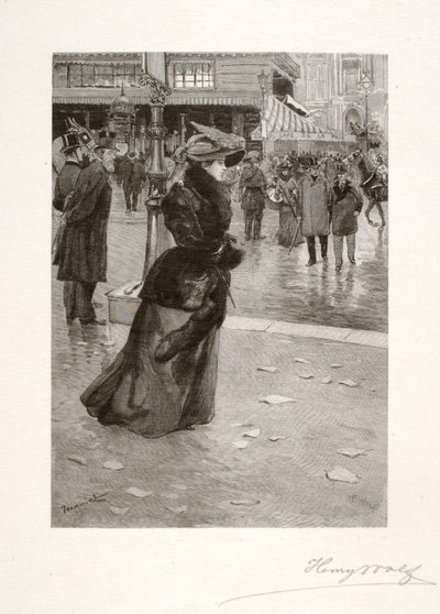 Boulevard des Italiens, en grundlig parisienne av Henry Wolf