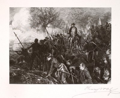 Fredrik och hans män vid Hochkirch av Henry Wolf