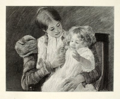 Mor och barn av Henry Wolf