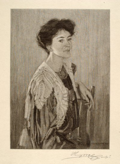 Fru Edmund F. Harding av Henry Wolf