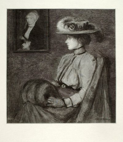 Fru Marie Sterner av Henry Wolf