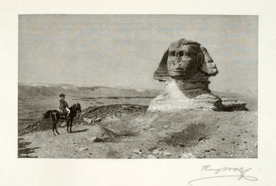 Napoleon inför sfinxen av Henry Wolf