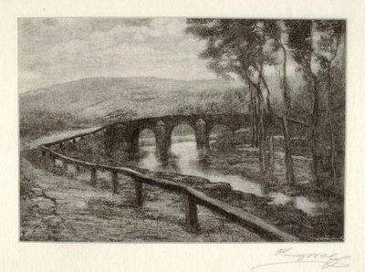 Gamla Normandie-bron av Henry Wolf