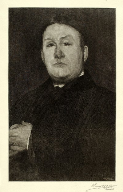 Richard Canfield, en porträttskiss av Henry Wolf
