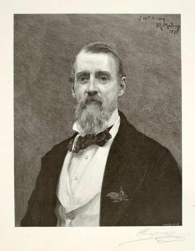 Samuel Putnam Avery av Henry Wolf