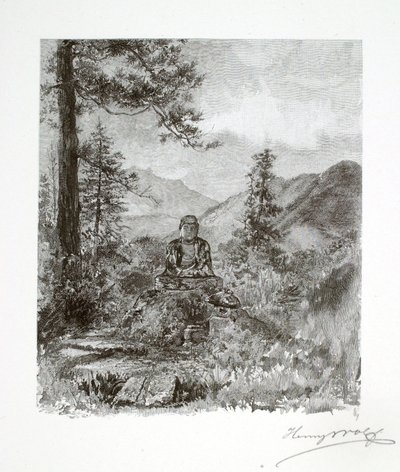 Staty av Oya Jizo av Henry Wolf
