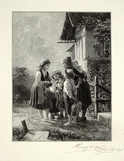 Den lilla kaninförsäljaren av Henry Wolf