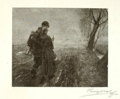 Vandringen till Betlehem av Henry Wolf