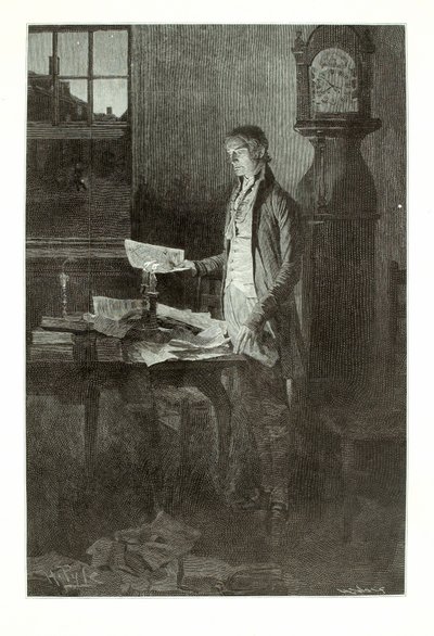 Thomas Jefferson, författar självständighetsförklaringen av Henry Wolf