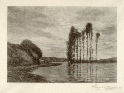 Utsikt över Seine (Vindarnas harpa) av Henry Wolf