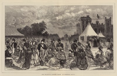 Hennes Majestäts trädgårdsfest på Windsor Castle av Henry Woods