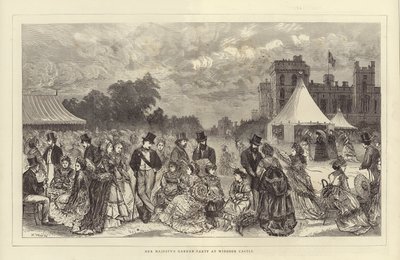 Hennes Majestäts trädgårdsfest på Windsor Castle av Henry Woods