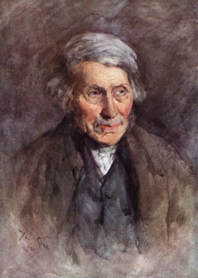 Annals of the Parish: The Millwright (färg litho) av Henry Wright Kerr
