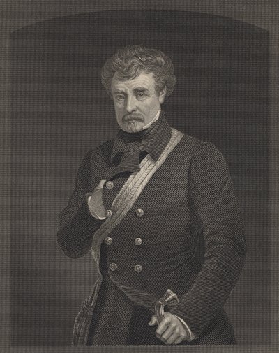 Fältmarskalk Colin Campbell, graverad av William Holl av Henry Wyndham Phillips