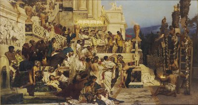 Kristendomens ledande ljus. Neros facklor, 1882 av Henryk Siemiradzki