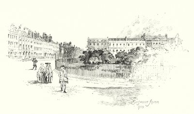 Grosvenor Square, London av Herbert (after) Railton