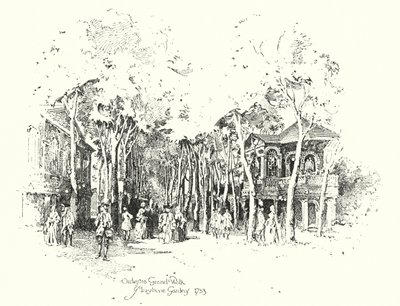 Orchestra Grand Walk, Marylebone Gardens av Herbert (after) Railton