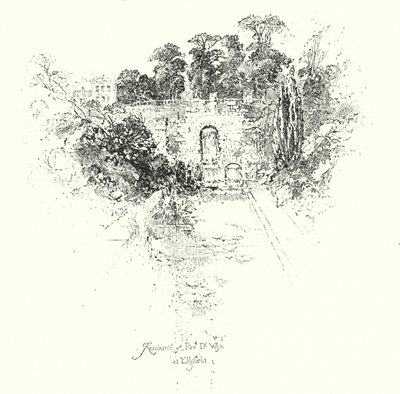 Reverend Dr Wise bostad i Ellsfield (litho) av Herbert (after) Railton
