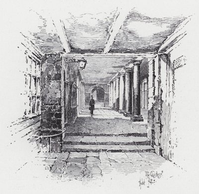 The Cloisters (gravyr) av Herbert (after) Railton