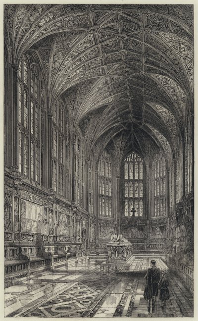 Memorial Chapel (gravyr) av Herbert (after) Railton