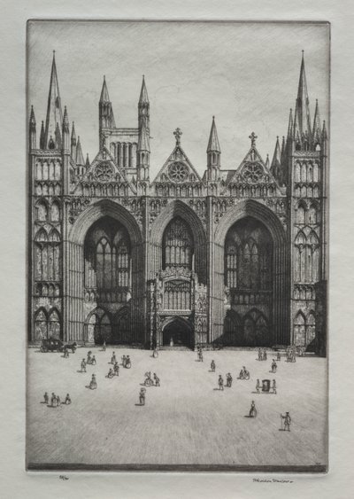 Peterboroughs katedral av Herbert Gordon Warlow