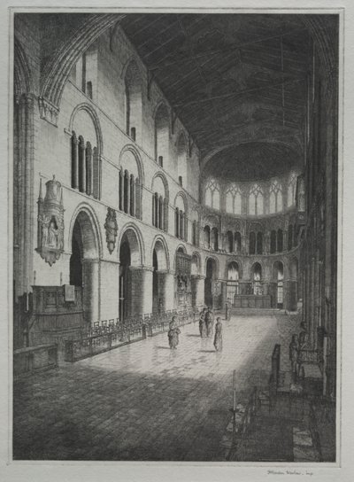 S:t Bartolomeuskyrkan, interiör av Herbert Gordon Warlow