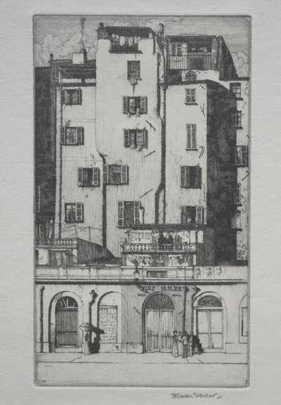 Höga hus, Menton av Herbert Gordon Warlow