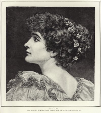 Lucille, av Herbert Schmalz av Herbert Gustave Schmalz