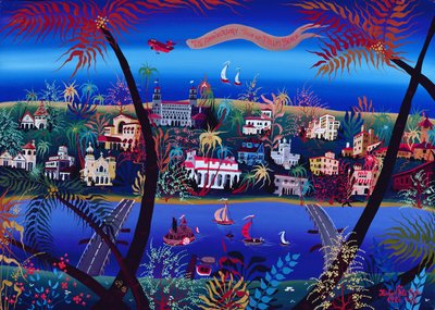 75-årsjubileum av Palm Beach, Florida av Herbert Hofer