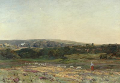 Evening Twilight, Studland, Dorset, 1904 av Herbert Hughes-Stanton