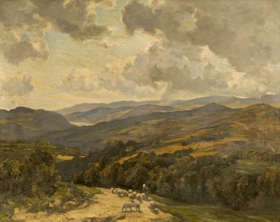 Welsh Hills nära Barmouth av Herbert Hughes-Stanton