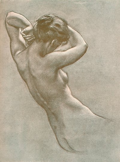 Study for Prospero Summoning Nymphs and Deities, c1902, 1903 av Herbert James Draper