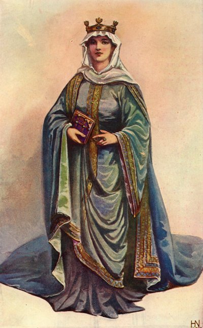 En anglosaxisk drottning, 1924. av Herbert Norris