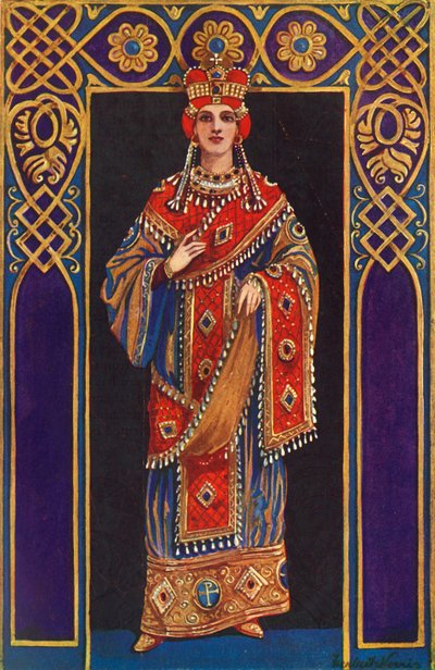 En kejsarinna från tionde, elfte och tolfte århundradena, e.Kr., 1924. av Herbert Norris
