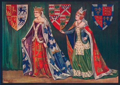 Margaret, prinsessan av Wales, 1410. Joice, Lady Tiptoft, 1460, 1926 av Herbert Norris