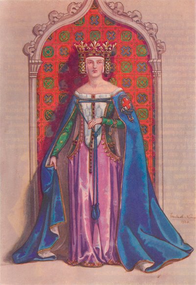 Drottning Philippa 1350, 1926 av Herbert Norris