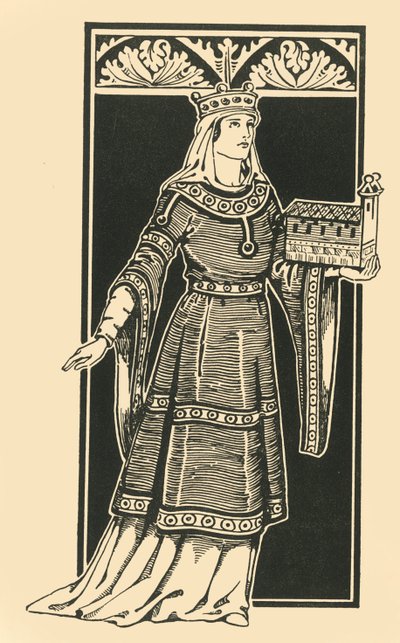 Kejsarinnan Cunigunda, 1002-1024, 1924. av Herbert Norris