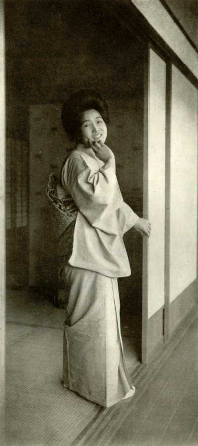 A Maid of Fair Japan, 1910. av Herbert Ponting