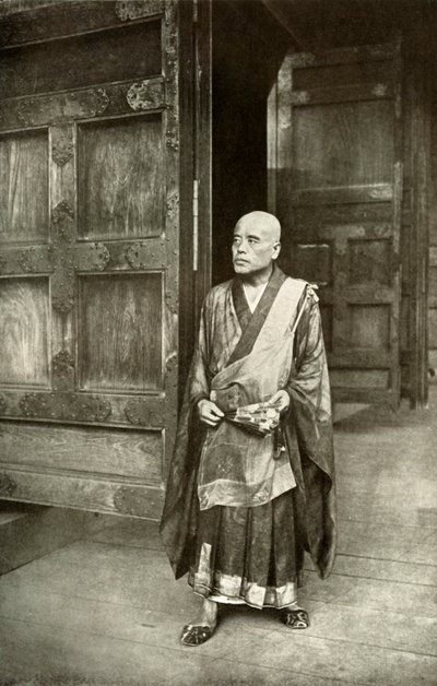 En Buddhas präst, 1910. av Herbert Ponting