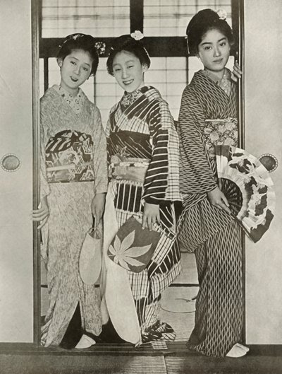 Geisha, 1910. av Herbert Ponting