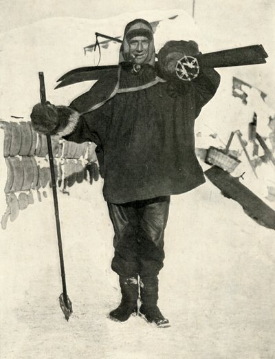 Underofficer Crean som fick Albert-medaljen, 1911, 1913 av Herbert Ponting