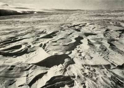 Sastrugi, 21 februari 1911, 1913 av Herbert Ponting