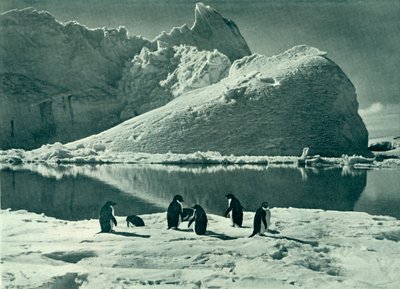 Sommartid - The Ice Opening Up, c19101913, 1913. av Herbert Ponting