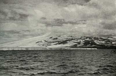 Barriären och Mount Terror, c19101913, 1913 av Herbert Ponting