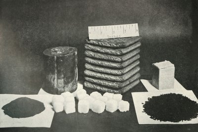 The Polar Partys Sledging Ranson Pemmican, kex, smör, kakao, socker och te, 1911, 1913 av Herbert Ponting