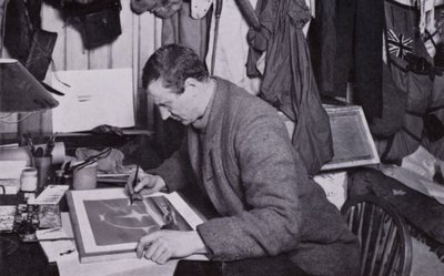 "Till Wilson, som artist, fanns det kompensationer" (s/v foto) av Herbert Ponting