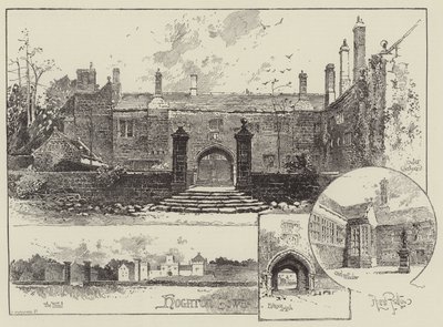 Hoghton Tower i Lancashire av Herbert Railton