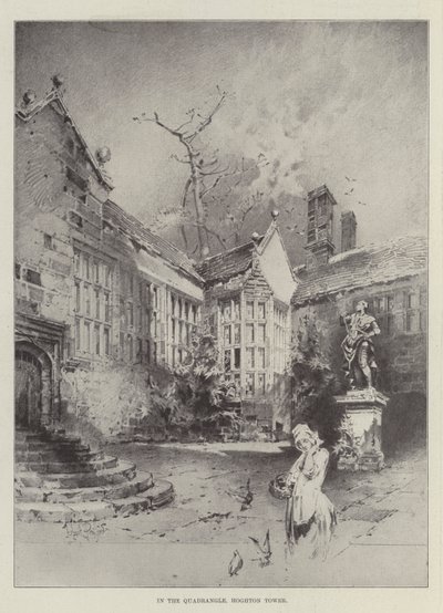 I fyrkanten, Hoghton Tower av Herbert Railton