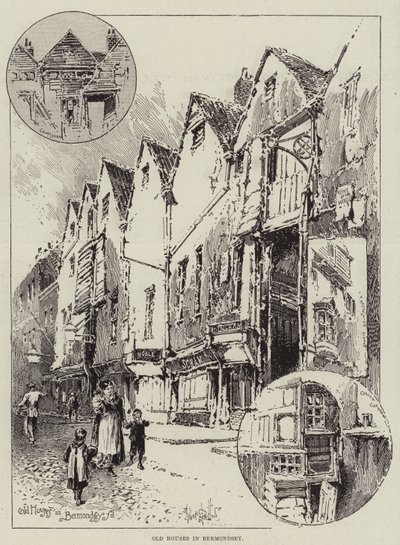 Gamla hus i Bermondsey av Herbert Railton